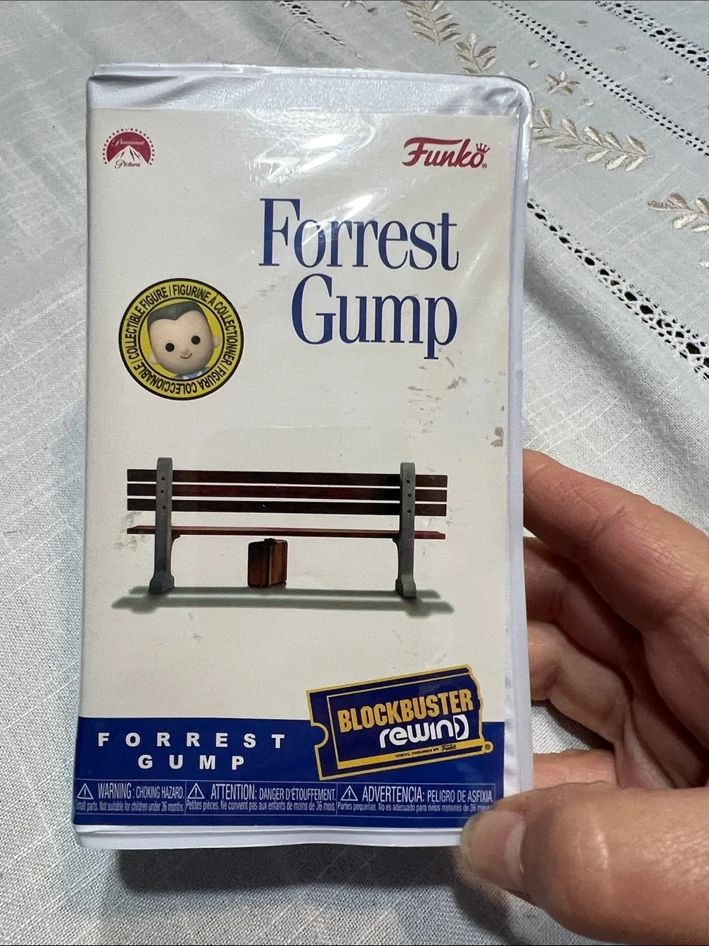 Funko Forrest Gump Figure in White and Blue Packaging